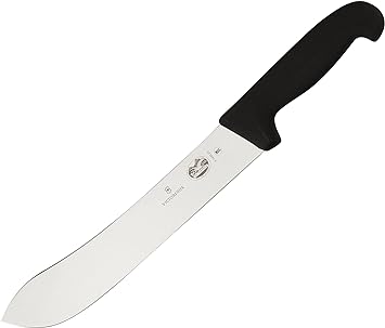 Victorinox Cutlery 10-Inch Butcher Knife, Black Fibrox Handle