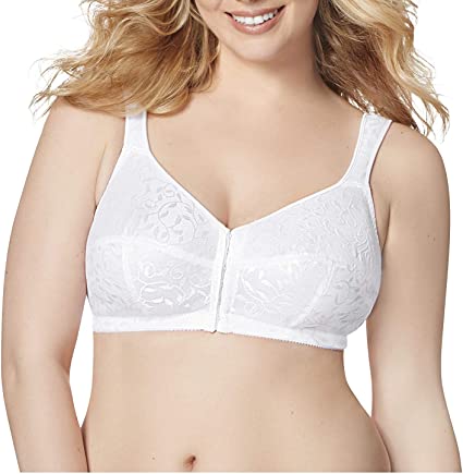 Just My Size Womens Easy on Front Close Wirefree Bra Mj1107