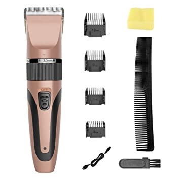LDream Professional Cordless Hair Clippers and Beard Trimmer for Men,Rechargeable Hair Cutting&Grooming Kits Set,Waterproof Haircut Barber Cutter Trimmer Kit with Ceramic Blades 4 Guide Combs LDHCL01