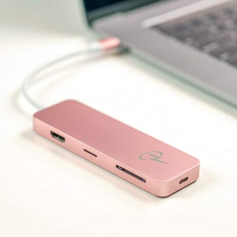 CharJenPro USB C Hub for MacBook Pro (M1) 16", 15", 13", 2021,2020, 2019, 2018, MacBook Air 2020, 2019, 2018, USB C Power, HDMI 4K, 3 USB 3.0, microSD, SD Card Reader