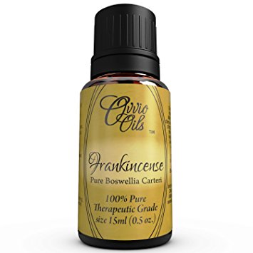 Ovvio Oils 100% Pure Frankincense (Boswellia carteri) Therapeutic Grade Essential Oil (15 ml)