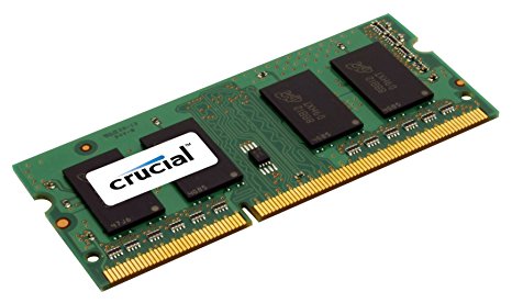 Crucial 2GB Single DDR3 1066 MT/s (PC3-8500) CL7 SODIMM 204-Pin Notebook Memory Module CT25664BC1067