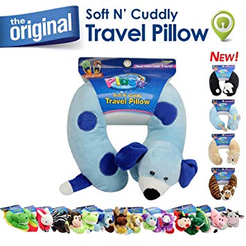 Cloudz Plush Animal Neck Pillows - Dog