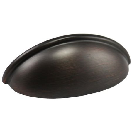 Cosmas® 783ORB Oil Rubbed Bronze Cabinet Hardware Bin Cup Drawer Handle Pull - 3" Inch (76mm) Hole Centers