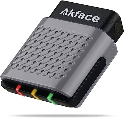 Akface OBD2 Scanner, OBDII Car Code Reader Check Engine Light Diagnostic Scan Tool for iOS and Android