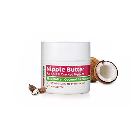 Mamaearth Nipple Butter for Sore and Cracked Nipples, 50ml (White)