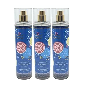 Bath & Body Works Cotton Candy Clouds Fine Fragrance Mist - Pack of 3