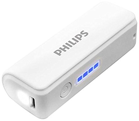 Philips DLP2600 2600mAh Power Bank(White)