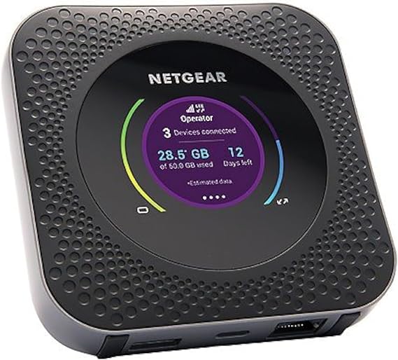 Netgear Nighthawk MR1100 4G LTE Mobile Hotspot Router (AT&T GSM Unlocked)(Steel Gray)