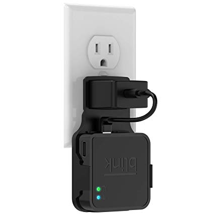 Outlet Wall Mount for Blink Sync Module, Kasmotion Hanger Bracket Holder for Blink XT Outdoor and Indoor Security Camera Black or White WiFi Hub, No Messy Wires or Screws (Black)