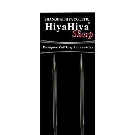 HiyaHiya Circular 9-inch (23cm) Sharp Steel Knitting Needle; Size US 1 (2.25mm) HISSTCIR9-1