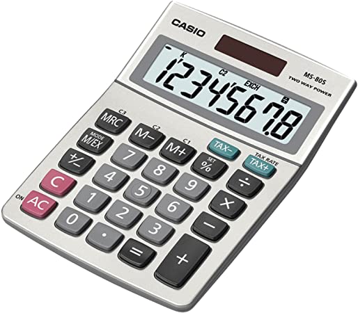 Casio MS-80B Standard Function Desktop Calculator (MS-80B)