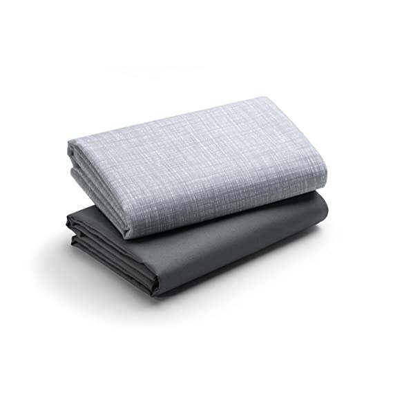 Graco® Pack 'n Play® Quick Connect™ Playard Waterproof Sheets, 2 Pack, Woven and Grey