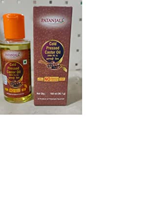 Patanjali Pure Castor Oil Cold Pressed (With Vitamin E) - 100ml(Pack of 1)