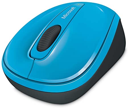 Microsoft Mobile 3500 Wireless BlueTrack Mouse - Cyan Blue - GMF-00274