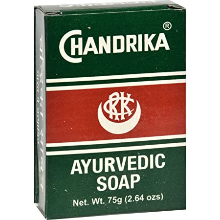Chandrika Soap Ayurvedic Herbal and Vegetable Oil Soap - 2.64 oz - Case of 10