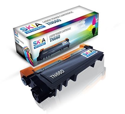 Skia Ink Cartridges Compatible Toner Cartridge Replacement for Brother TN660 ( 1-Pack )