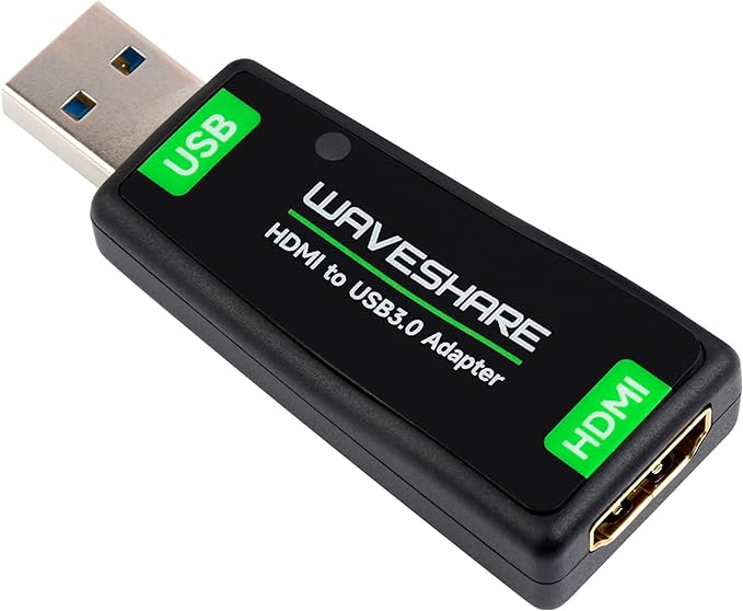 HDMI Video Capture Card, HDMI to USB Converter Adapter, Driver-Free, 4K Input HD1080P USB3.0 (1920 * 1080@60Hz) Output for Gaming/Live Streaming/Cameras, Support Windows, Linux, Android