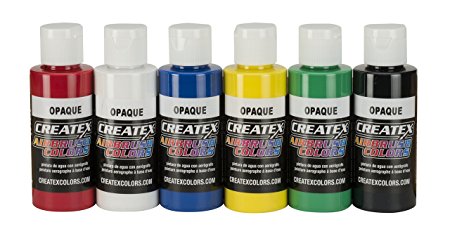 Createx Colors 2-Ounce AB Airbrush Set, Opaque