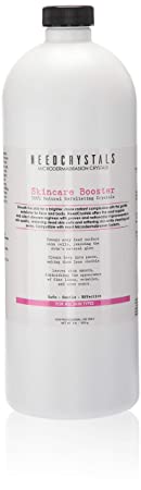 NeedCrystals Microdermabrasion Crystals, All-Natural Skin Face Exfoliator Treatment for Dull or Dry Skin, Wrinkles, Blemishes, Acne Scars & More (4 lb, 100 Grit)