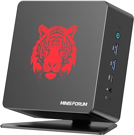 MINISFORUM Mini PC UM780 XTX AMD Ryzen 7 7840HS,8C/16T 32GB DDR5 1TB Dual PCIe SSD 4.0 Mini Desktop PC,2X 2.5G Ethernet,HDMI2.1/DP/2xUSB4,1xOP,4XUSB Port,Saving Power Mini Computer