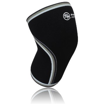 Knee Brace - Support Sleeve and Compression for Weightlifting, Powerlifting, Basketball, CrossFit and other Sports. Fits Men and Women - Comes with FREE BONUS Leg Strength eBook and 5 Year Warranty