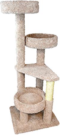 New Cat Condos 4 Level Cat Lounger, Neutral