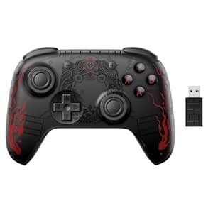 8Bitdo Ultimate 2C Wireless Controller for Windows PC and Android, with Hall Effect Joysticks and Hall Triggers, 1000Hz Polling Rate, and Remappable L4/R4 Bumpers - Black Myth: Wukong