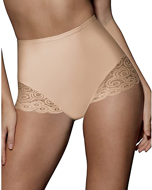 Bali Women’s Firm Control Shapewear Brief with Lace Fajas 2-Pack DFX054