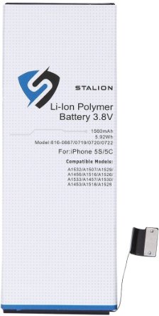 Stalion 1560mAh 38V Li-Ion Polymer Battery for iPhone 5S  5C
