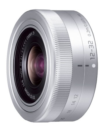 Panasonic Micro Four Thirds interchangeable lens LUMIX G VARIO 12-32mm / F3.5-5.6 ASPH. / MEGA OIS H-FS12032 Silver - International Version (No Warranty)