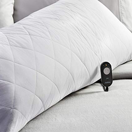 Sunbeam Heated Body Pillow, Diamond Quilting, 1500g Fill, Diamond Quilted Cover