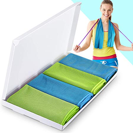 Vancle Cooling Towels, Cooling Towel for Instant Cooling Relief in Hot Environment, Ice Towels Stay Cool for Sports and Fitness