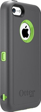 OtterBox Defender Series Case for iPhone 5C - Retail Packaging - Apple Green/Slate Grey