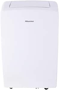 Hisense 7000-BTU DOE (115-Volt) White Vented Wi-Fi enabled Portable Air Conditioner 3 modes (Cooling, Fan, Dehumidifier), Remote, Noise level dB 49, Cools 350-sq ft - AP0722CW1W (Renewed)