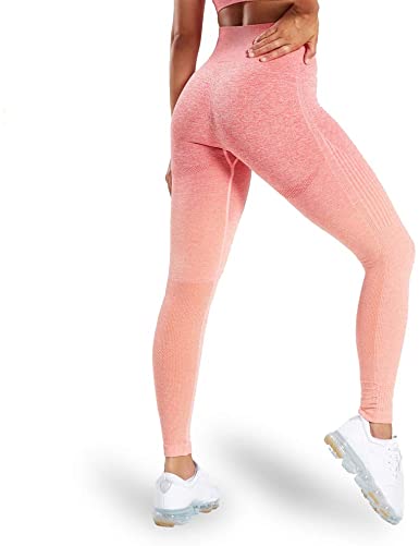 WodoWei Women’s High Waisted Camo Seamless Leggings 7/8 Length Workout Yoga Pants