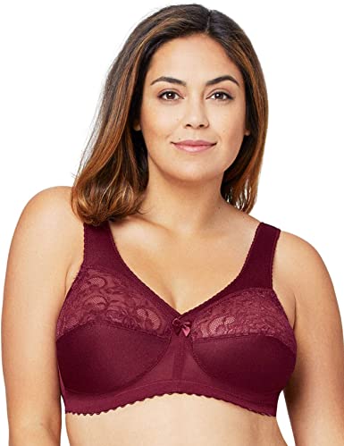 Glamorise Women's Full Figure Plus Size MagicLift Original Wirefree Support Bra #1000