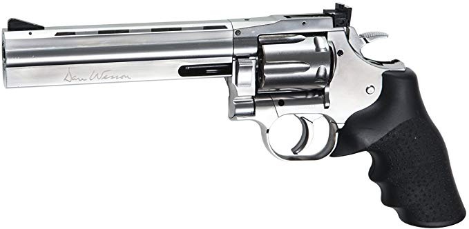 ASG Dan Wesson 715 CO2 Airgun Revolver 6", Silver