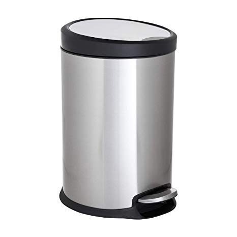 ToiletTree Products Stainless Steel Trash Can, 20 Liter