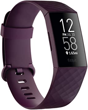 Fitbit Charge 4 fitness and Activity Tracker with Built-In Gps, Heart Rate, Rosewood, One Size