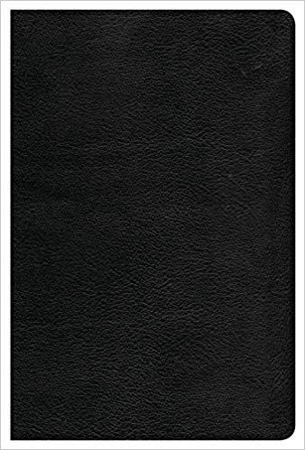 CSB Single-Column Personal Size Bible, Black LeatherTouch