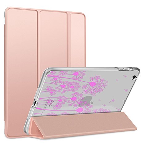 iPad Mini Case, iPad Mini 2 Case, iPad Mini 3 Case, BENTOBEN Ultra Slim Folio Style PU Leather Smart Stand Cover with Auto Sleep / Wake Feature for Apple iPad Mini 1/2/3 (Rose Gold Purple)