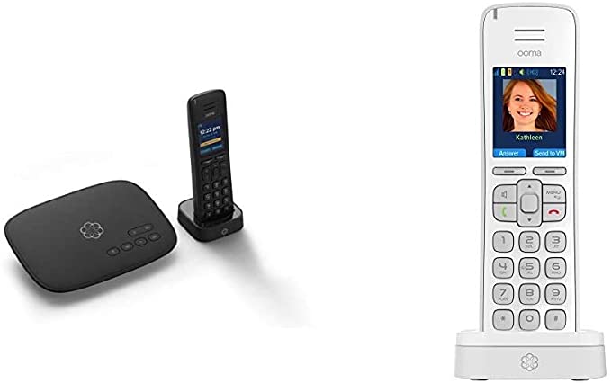 Ooma Telo VoIP Free Internet Home Phone Service and HD3 Handset. Affordable landline Replacement. Unlimited Nationwide Calling & HD3 Handset – White. Works with Ooma Telo.