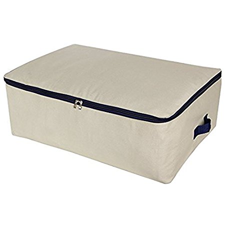 Lifewit Foldable Heavy Fabric Storage Bag for Beddings, Comforters, Blanket, Pillows, Sweaters