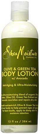 Shea Moisture Olive & Green Tea Body Lotion, 13 Ounce