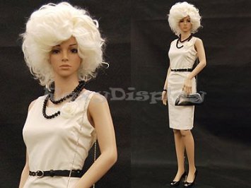 PS-G31 free wig ROXY DISPLAY Plastic Female Mannequin Flesh Tone  Base