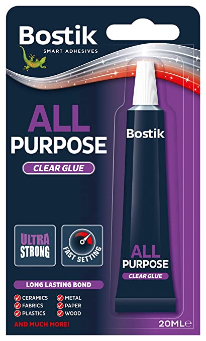 Bostik All Purpose Adhesive 20ml Boxed x 2