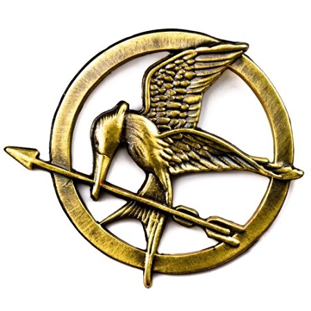 The Hunger Games Mockingjay Pin Badge Brooch - Catching Fire