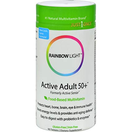 Rainbow Light Multivitamin One Active Senior, 90 ct