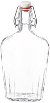 Bormioli Rocco Pocket Flask, 17 oz, Clear